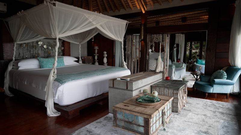 The luxury Seychelles resort where a 150-year-old tortoise mingles with celebrities