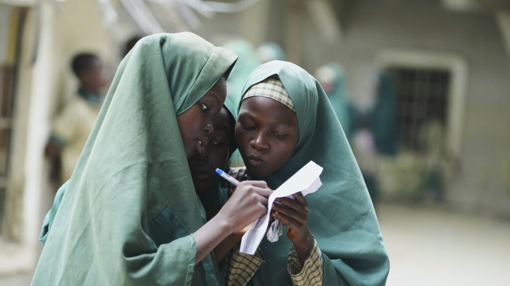 Photos show the effects on students of a school in Nigeria after losing US aid