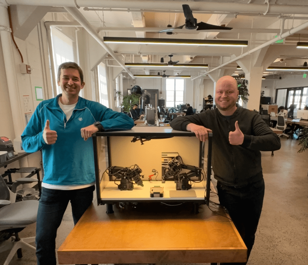 This $30M startup built a dog crate-sized robot factory that learns by watching humans