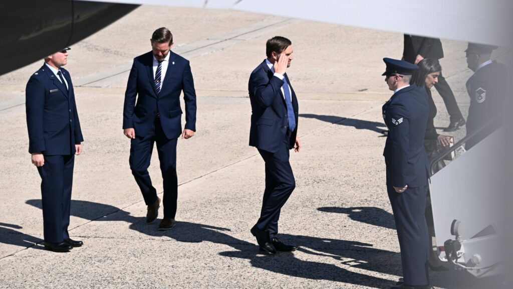 Vice President JD Vance visits Minneapolis after Catholic church shooting