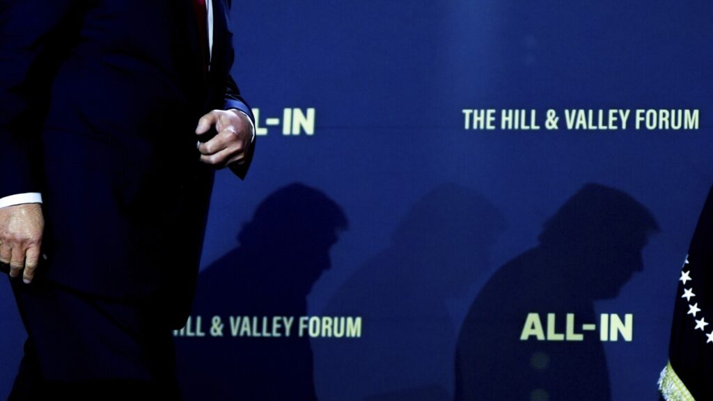 Trump embraces AI blame game