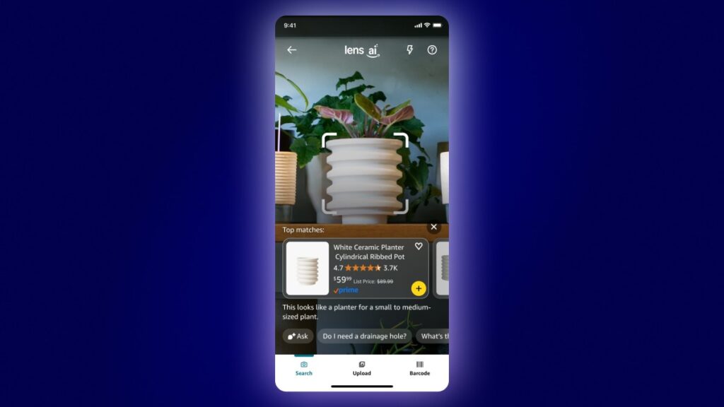 Amazon launches Lens Live, an AI-powered shopping tool for use in the real world