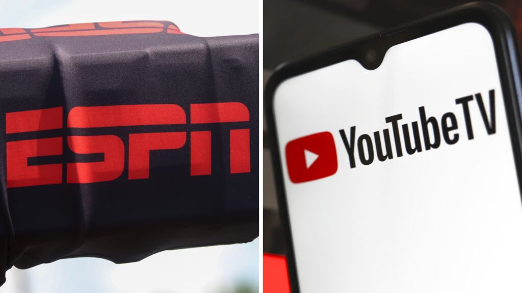 Disney warns ESPN, other networks may go out on YouTube TV at month’s end