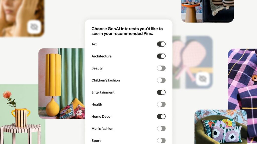 Pinterest adds controls to let you limit the amount of ‘AI slop’ in your feed