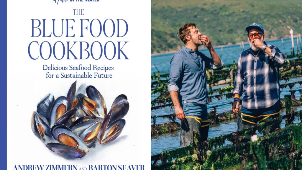 Zimmern and Seaver promote fish and seafood in the ‘Blue Food Cookbook’
