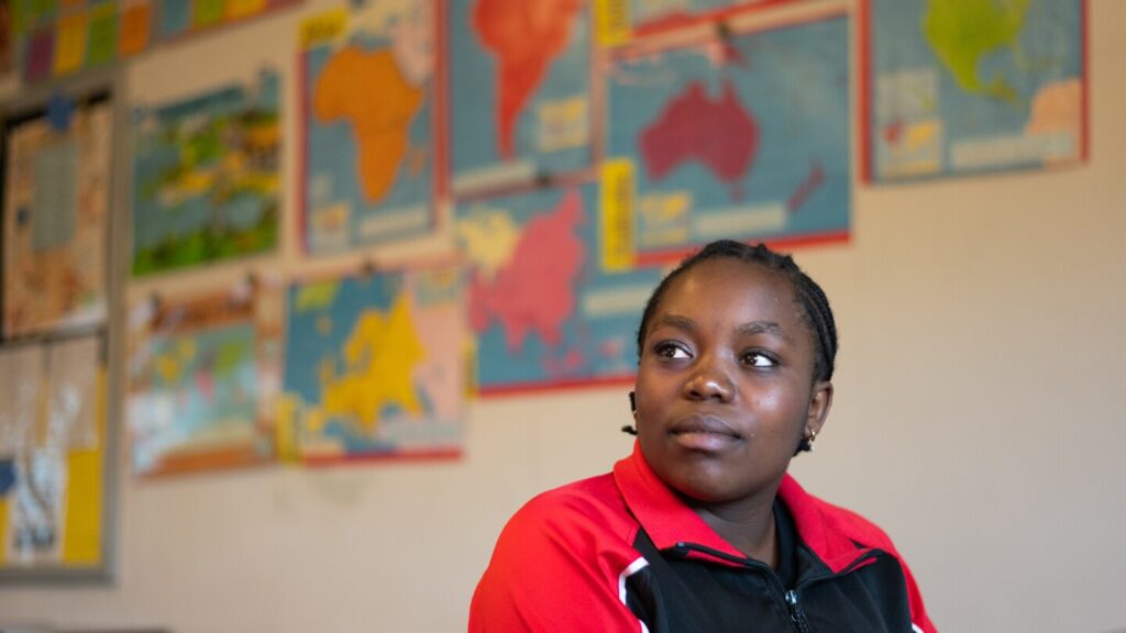 English language being taught to students from around the world at one Pittsburgh high school