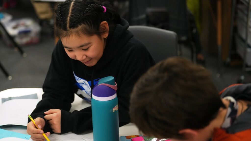 Alaska Native children displaced by floods find familiarity in an uncommon program