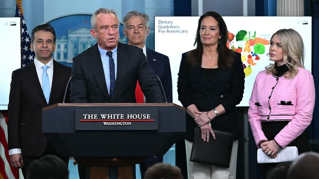 RFK Jr. unveils nutrition guidelines, pushing protein, less processed food
